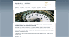 Desktop Screenshot of businesshistory.com